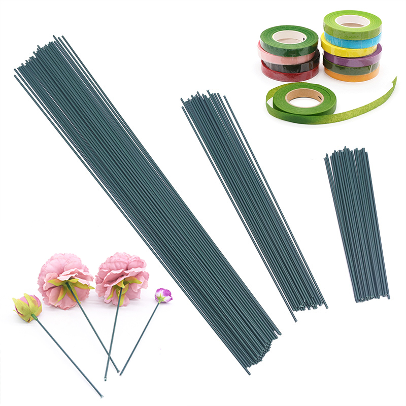 Floral Tape Green - 20 قطعة 15/25/40 سنتيمتر زهرة اصطناعية