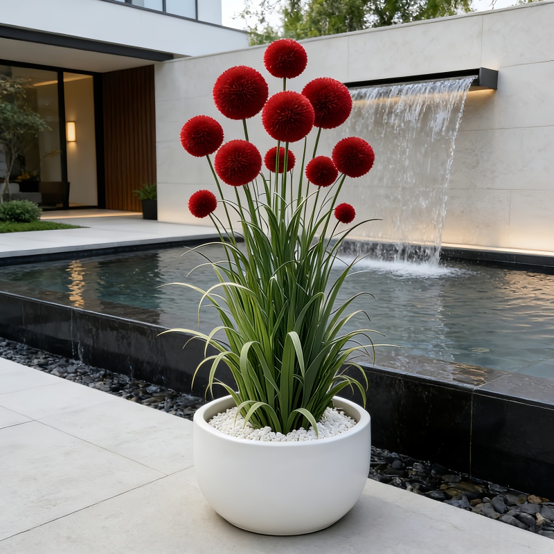 Florist Supply Vases - 4 قطع = 12 ساق، لا
