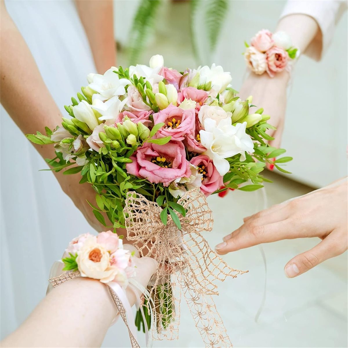Twine Jute Natural - 5 لفات من شريط الخيش السلكي