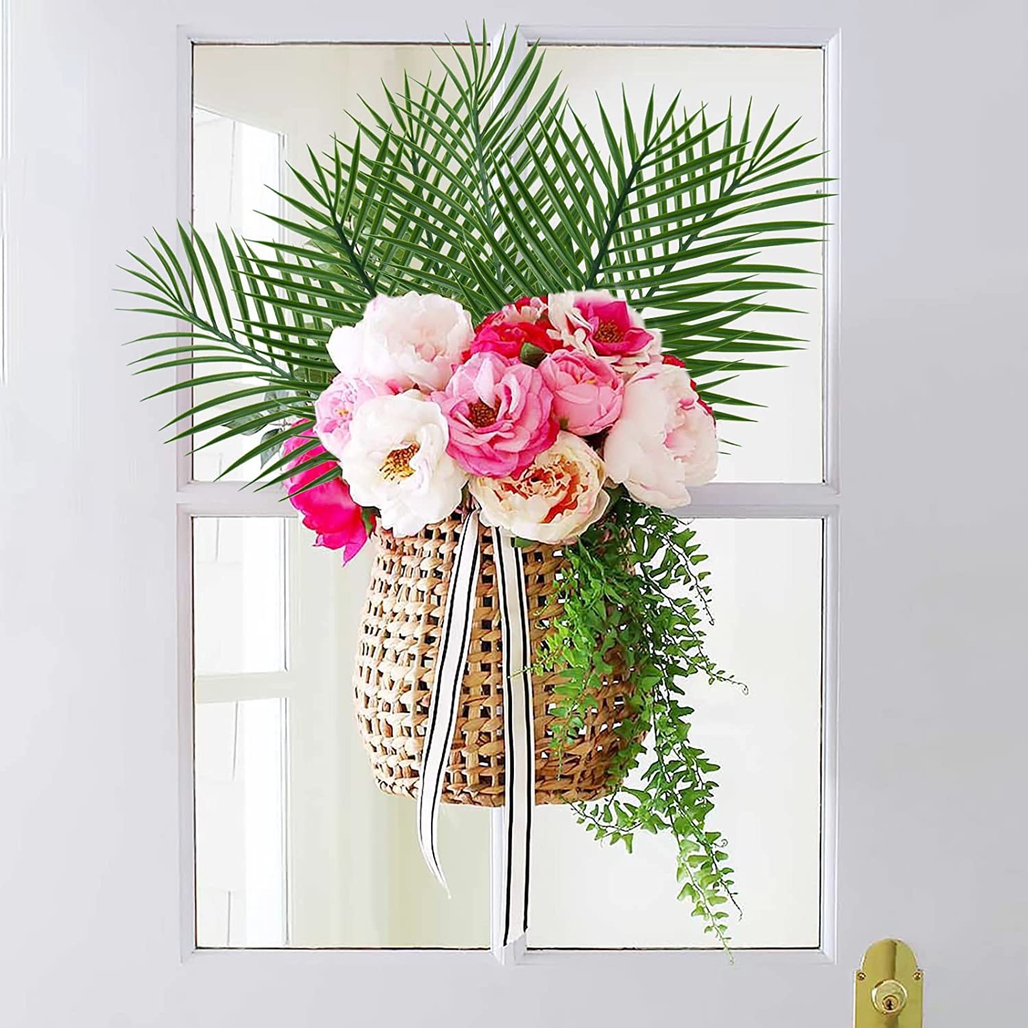 5 قطعة أوراق النخيل الاصطناعية - مراجعة Florist Supply Vases وسعره