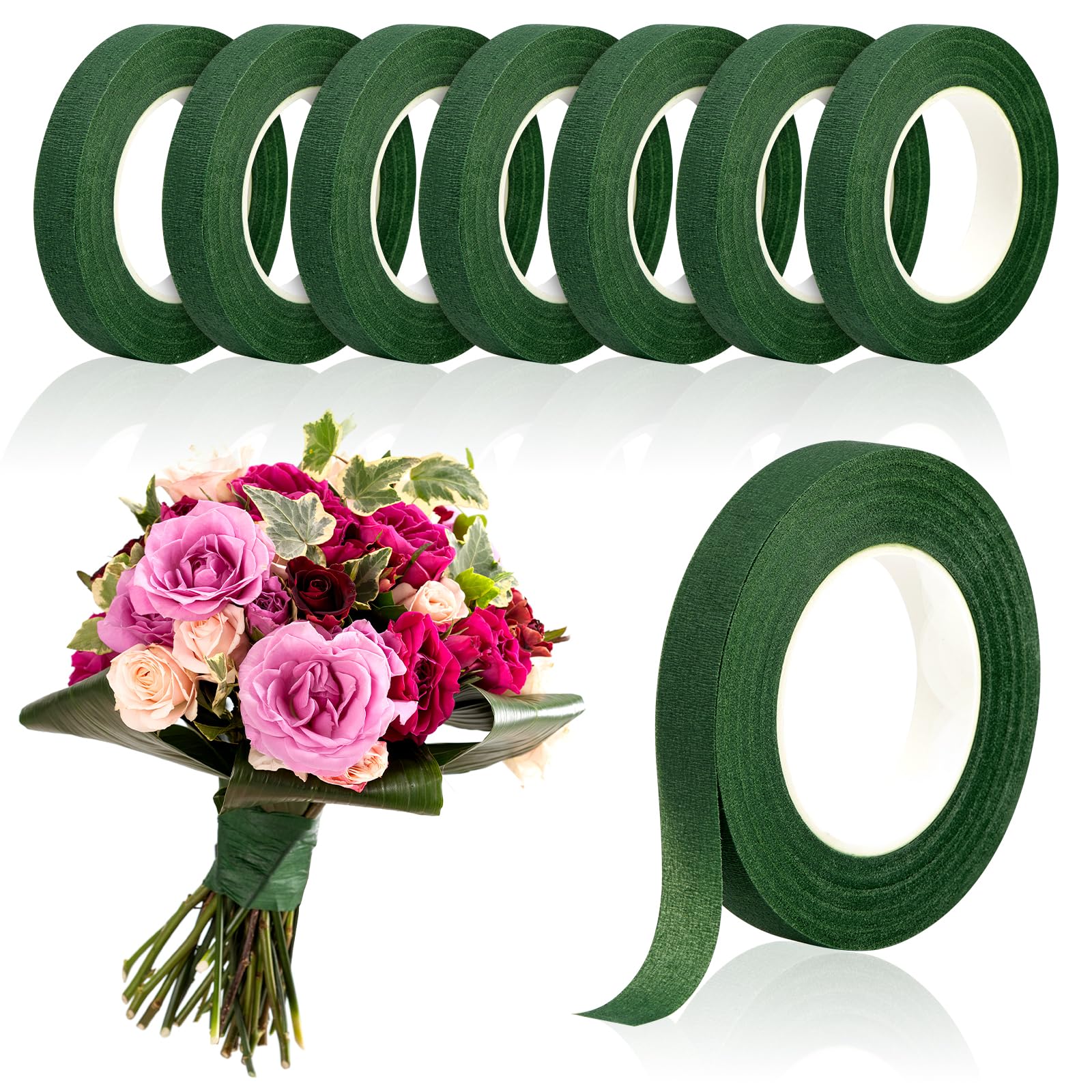 شريط زهور أخضر بطول 20 ياردة،  - مراجعة Floral Tape Green وسعره