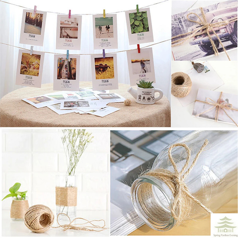 حبل جوت طبيعي بطول 50/100 متر  - مراجعة Twine Jute Natural وسعره
