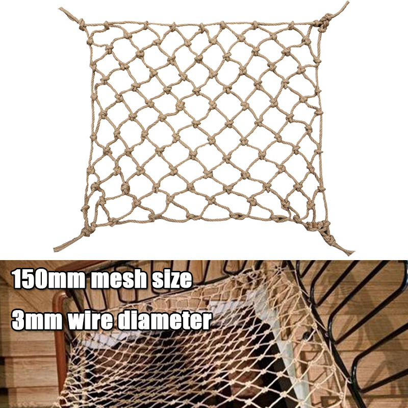 شبكة تسلق من حبل القنب الطبيعي - مراجعة Twine Jute Natural وسعره