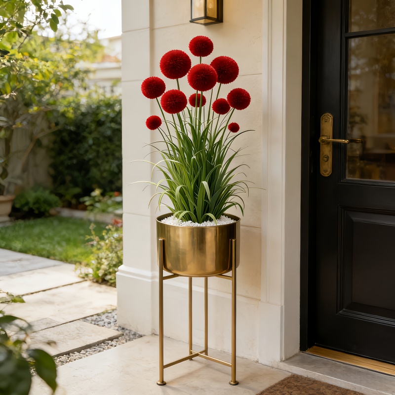 4 قطع = 12 ساق، لا يشمل المزهر - مراجعة Florist Supply Vases وسعره