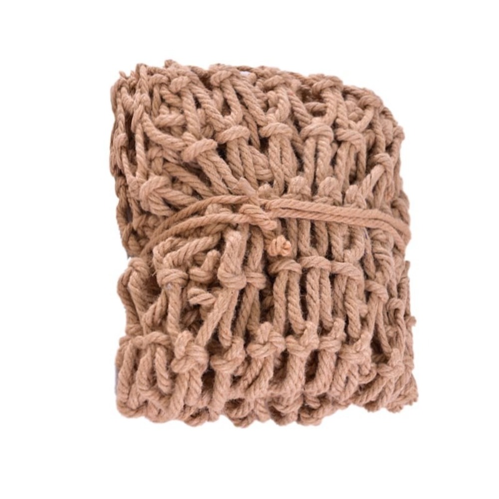 شبكة تسلق من حبل القنب للحدائق - مراجعة Twine Jute Natural وسعره