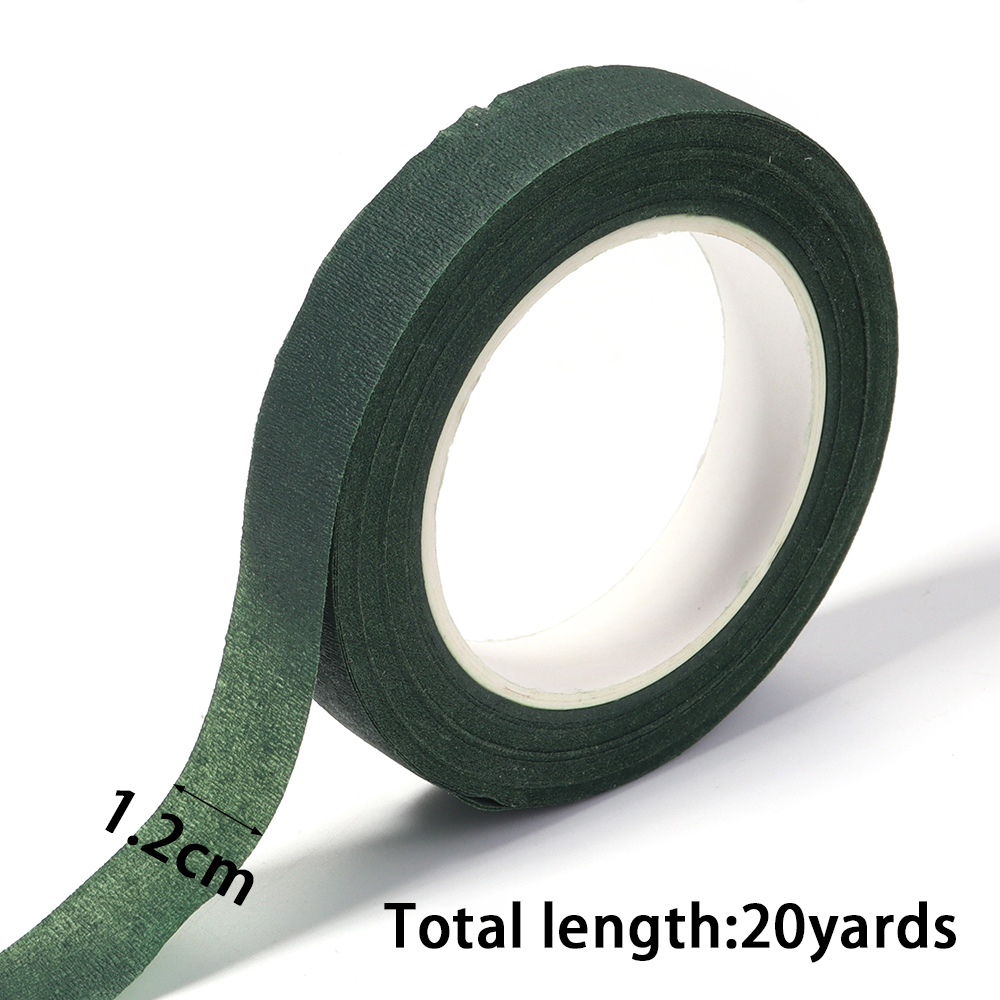 20 ياردة/لفة شريط لاصق ذاتي ال - مراجعة Floral Tape Green وسعره