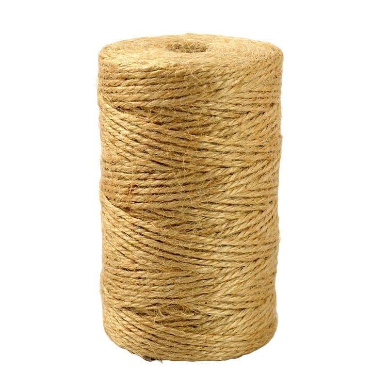 خيط الجوت الطبيعي 100 متر، حبل - مراجعة Twine Jute Natural وسعره